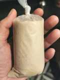 Bolis de cacahuate y leche de almendra