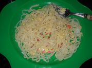 Una foto de fideos de semola