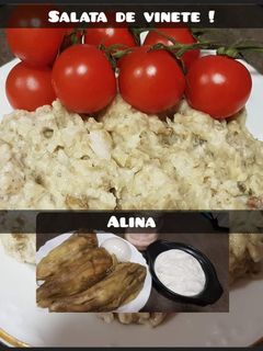 O poză a rețetei Salata de vinete cu smântâna!.