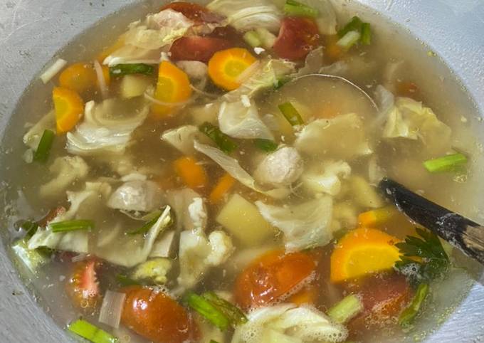 Resep Sop Bakso gak pake lama 😅 yang Lezat Sekali