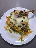 Confit de PATO gratinado con verduras para el día de REYES