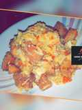 Awara da sauce din cabbage da kwai