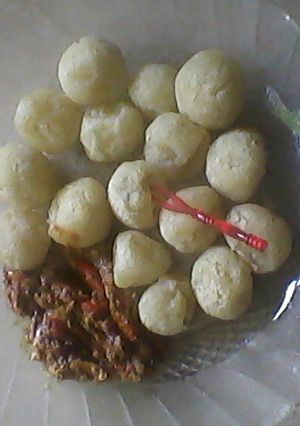 Foto resep Cimol sambal kacang purwakarta