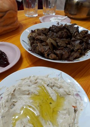 صورة لوصفة كبد دجاج مع مقبلات