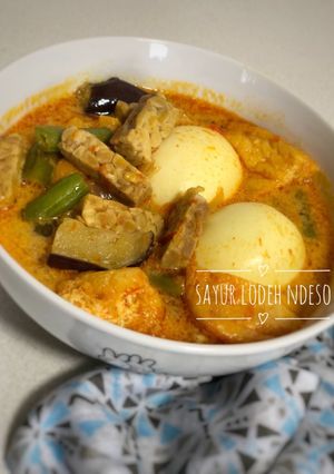 Foto resep Sayur lodeh ndeso pedes