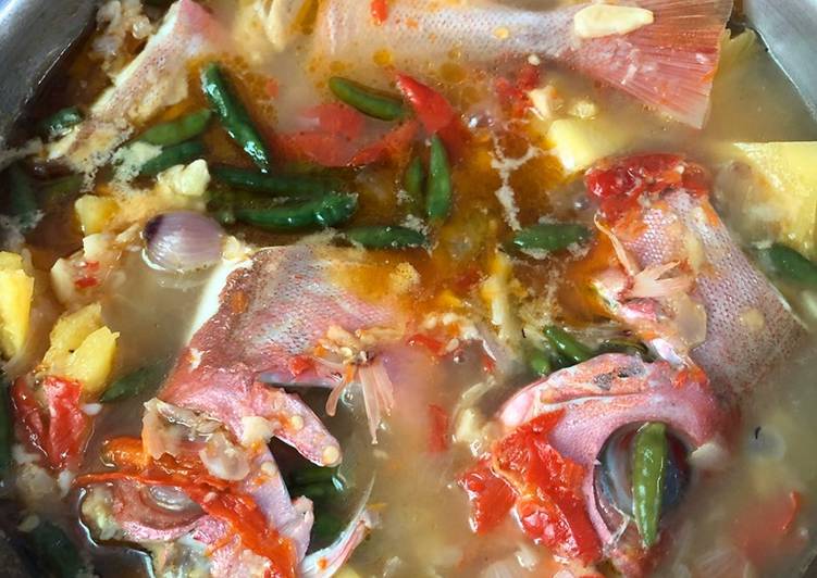 Resep Soup Ikan Karang Campur Nenas, Menggugah Selera