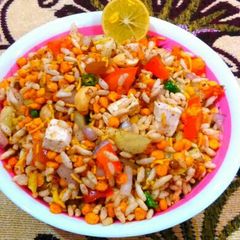 A picture of Bhel puri with twist.