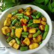Tumis buncis tahu simpel