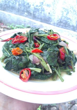 Foto resep Plecing Kangkung / Cah Kangkung