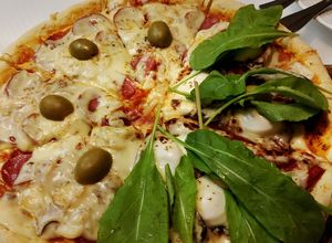 Foto de Pizza sem glúten. (Possível fazer com borda recheada)