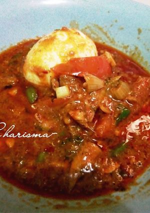 Foto resep Sarden with Egg and Curry Flavor