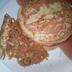 A picture of Beans omelette.