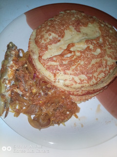 A picture of Beans omelette.