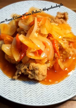 Foto resep Gurame Nano Nano (Asam Manis Pedas) #dapurbundaqila