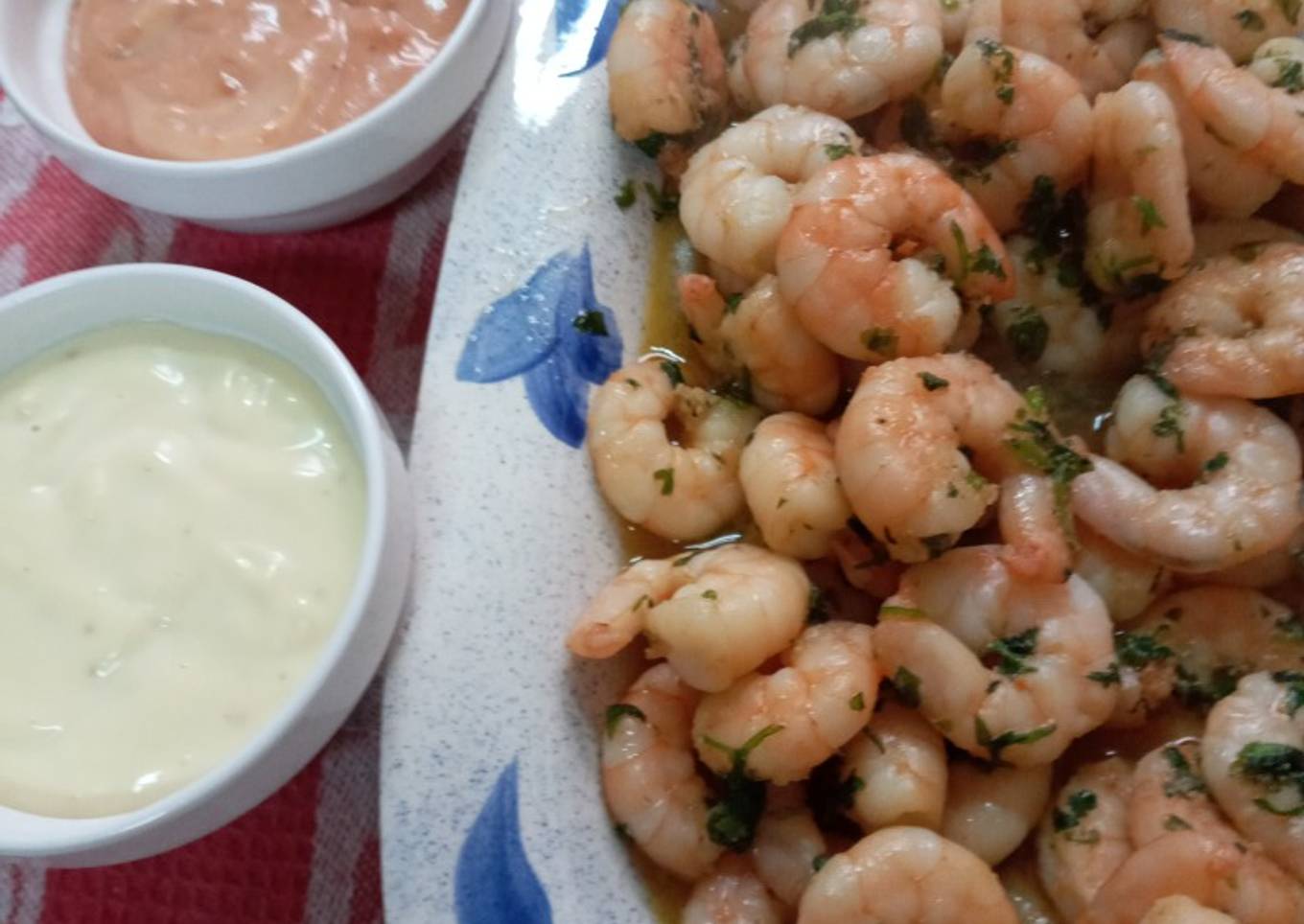 Camarones de aperitivo