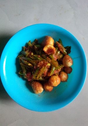 Foto resep Buncis telur puyuh bumbu merah✨