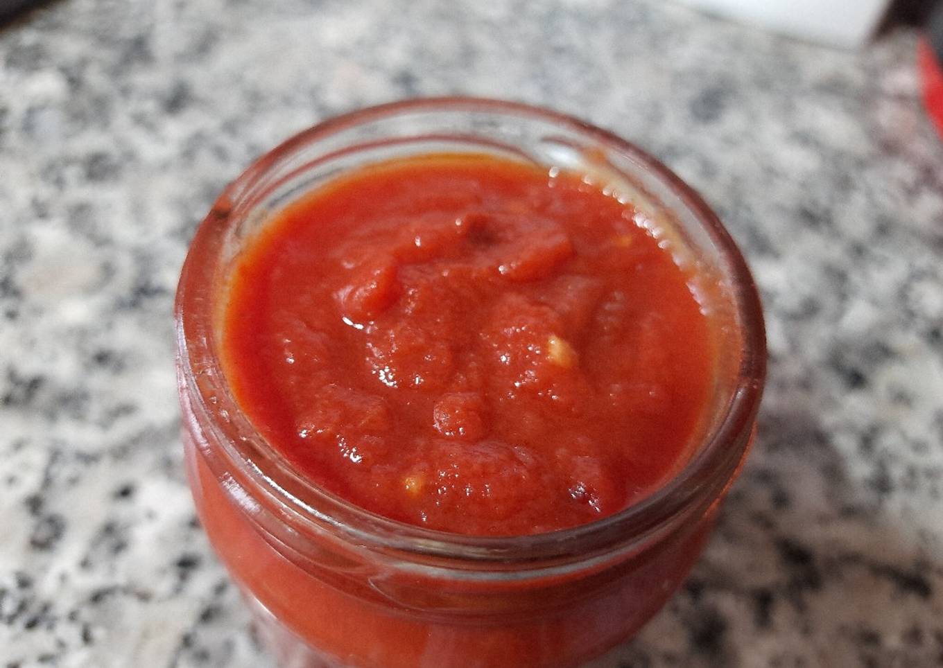 Tomate frito en panificadora Cecotec