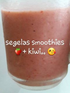 Foto resep Smoothie stoberry dan kiwi