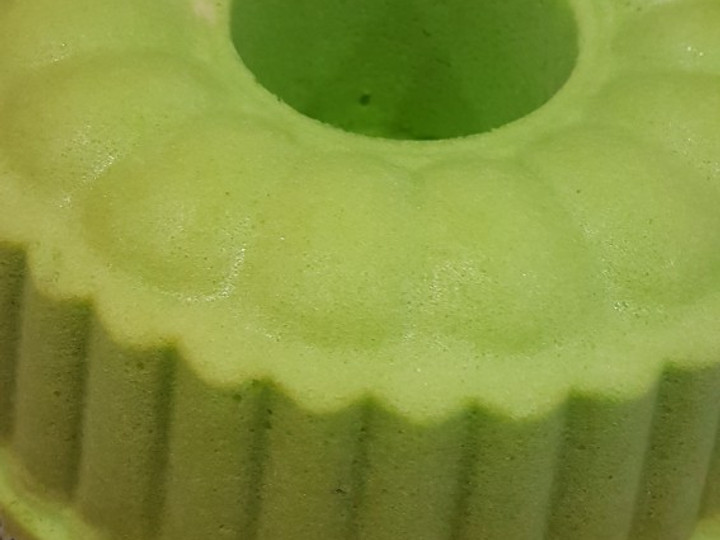 Resep Bolu pandan panggang putih telur Anti Gagal