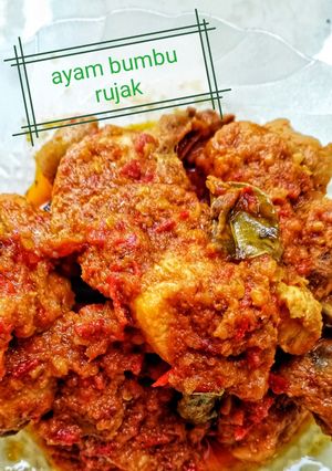 Foto resep Ayam bumbu rujak