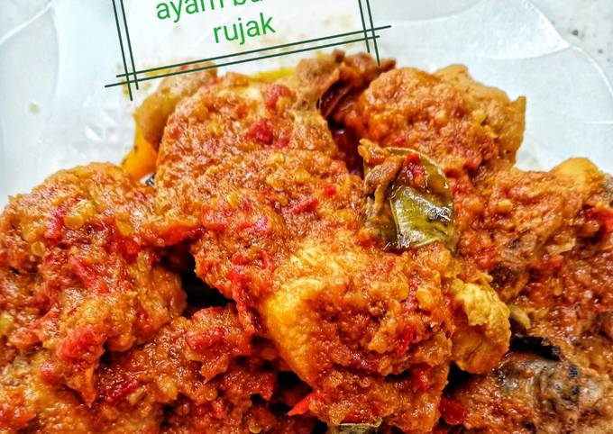 Resep Ayam bumbu rujak, Lezat Sekali