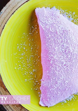 Foto de TAPIOCA ROSA COM MANGA, COCO E CHIA