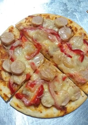 Foto resep Pizza sosis simple