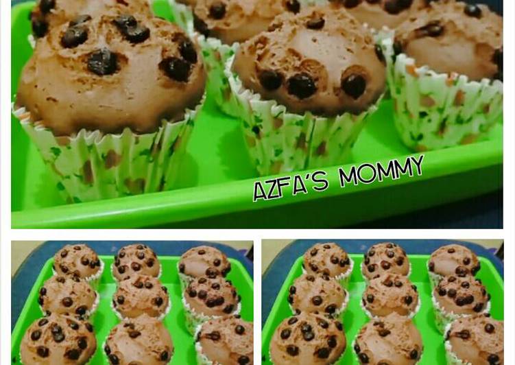 Resep Muffin coklat alaa2 😁😁 yang Bisa Manjain Lidah