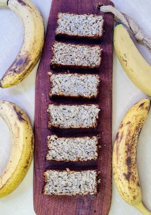 Una foto de Budincito "fit" de banana 🍌 Sin azúcar, sin edulcorante, sin miel, sin agave, sin harina 🍌
