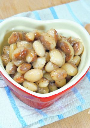 蜂蜜梅粉虎豆 的食譜成品照片