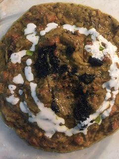 عکسی از دستور حلیم بادمجان