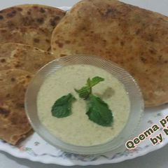 Qeema paratha A picture of Qeema paratha.