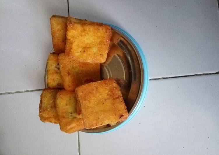 Roti Goreng cryspi isi piscokju