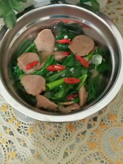 Foto resep Tumis Sawi Manis Bakso