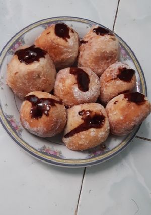 Foto resep Donat bomboloni chocolat coffe