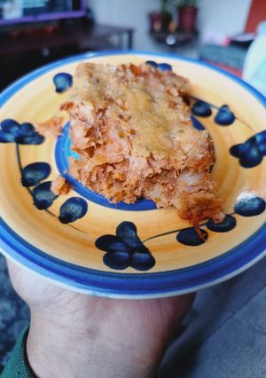 Una foto de Budín de jurel o atún muy fácil😋👌