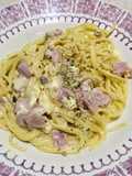 Pasta con salsa Alfredo
