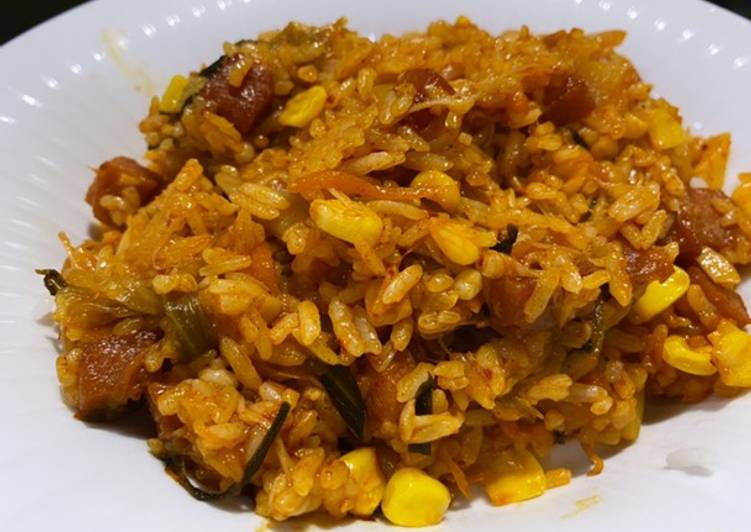Spam Kimchi Fried Rice