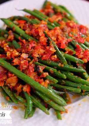 Foto resep Tumis baby buncis jambal