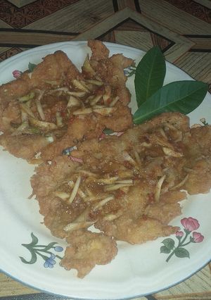 Foto resep Telur geprek sambal mangga