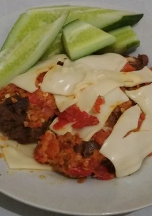Foto resep Ayam Geprek Keju #debm