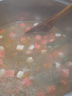 Una foto de Sopa de kanikama