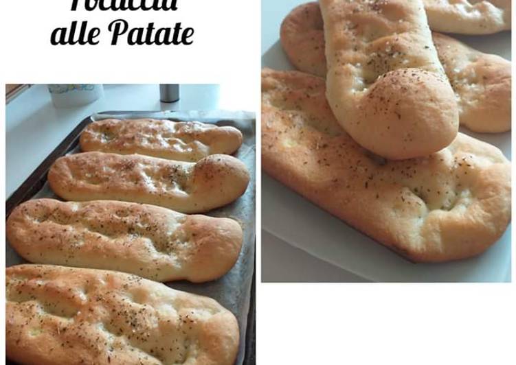 Steps to Prepare Speedy Lingue di Focaccia alle Patate Gluten free