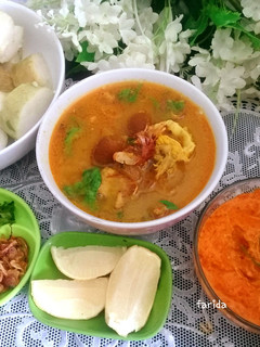 Foto resep Lontong Kikil Surabaya