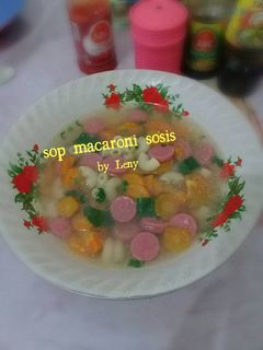 Foto resep Sop macaroni sosis