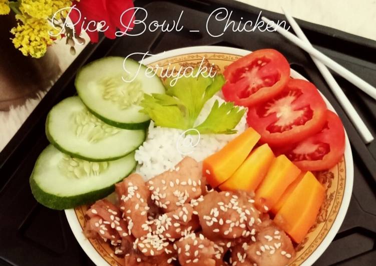 Resep Rice Bowl _ Ayam Teriyaki, Lezat