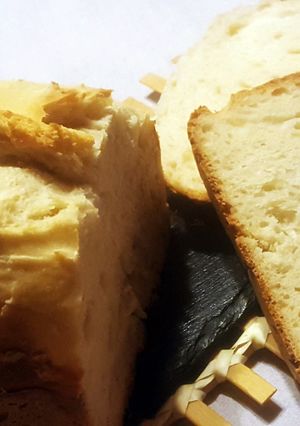 Foto principal de Pan de yogur y pera (panificadora)