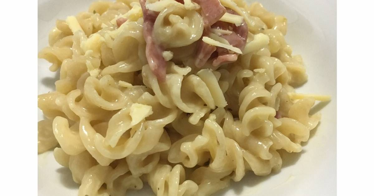 136 resep  pasta fusilli  carbonara enak dan sederhana Cookpad