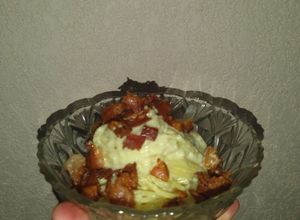 Una foto de Spaghetti alla carbonara