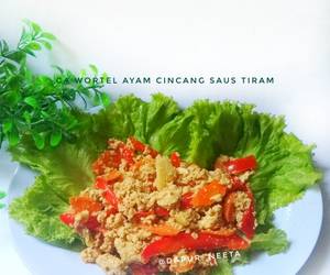 Resep Terbaik Ca ayam cincang saus tiram Paling Enak Resep Terbaik Ca ayam cincang saus tiram Paling Enak